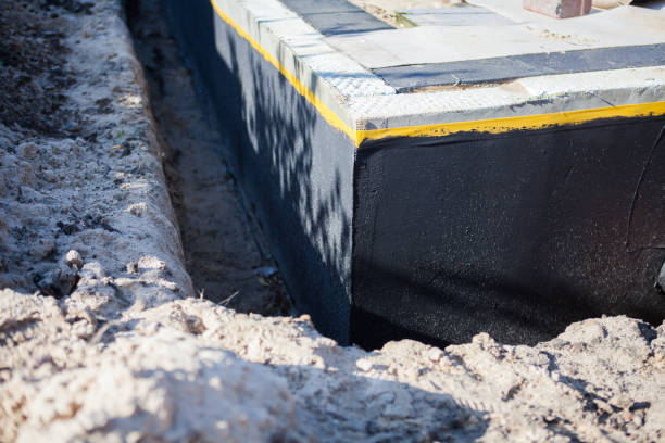 Residential Emergency Waterproofing installation at a Levittown, PA home by SJ Waterproofing Pros